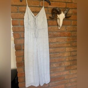 Striped Spaghetti Strap Jumpsuit